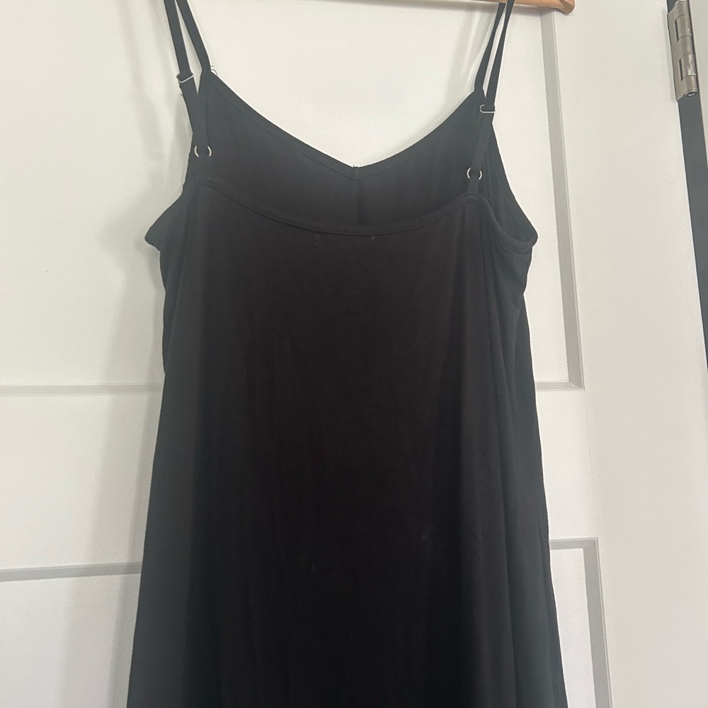 Z Supply Cora Midi Dress In Black size L - Picture 9 of 10